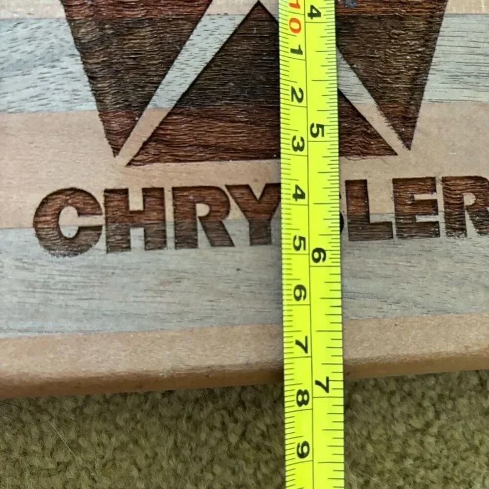 Chrysler wooden cutting